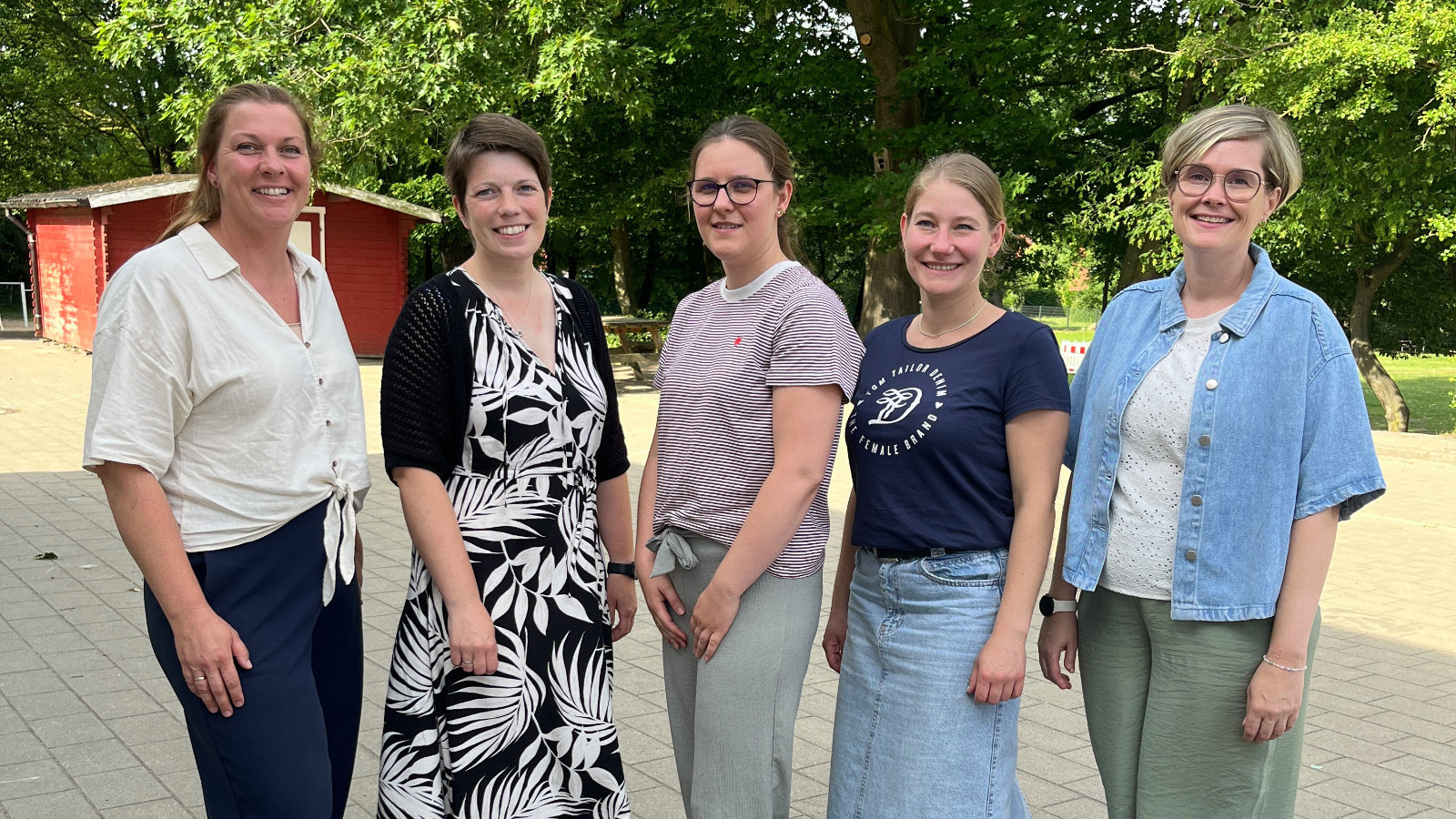 v. l.: Carmen Pohl, Carina Reuschel, Janine Kemmann, Andrea Westermann, Verena Sünkenberg. Image